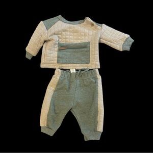 RACHEL Rachel Roy Kids Matching Set in Cream and Green
